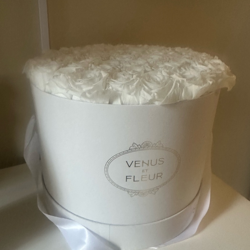Venus Et Fleur White Rose Box